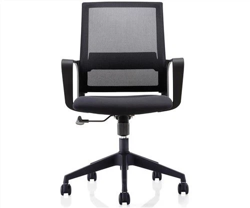 Chinese Factory Plastic Design Green Leisure Adjustable Staff Mesh Fabric Office Chairs Furniture for Wholesale